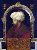 欧洲12-19世纪油画一_BELLINI, Gentile - The Sultan Mehmet II